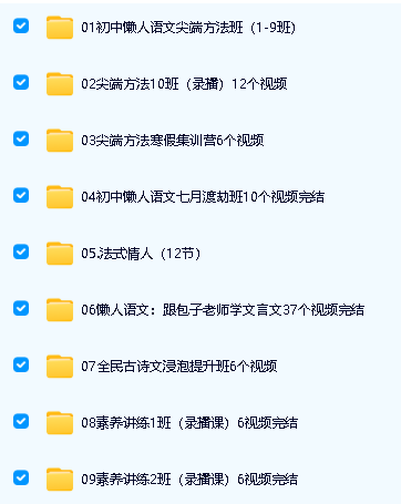 有道精品课 包君成语文课程30套合集下载(阅读,作文,古文等)第2张-惠学吧 Image