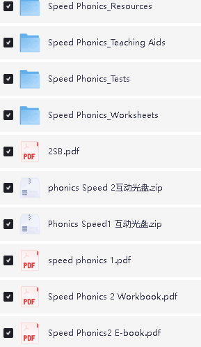 自然拼读教材《Speed phonics》含课本+课件+ 练习册+检测单+音频全套下载第2张-惠学吧 Image