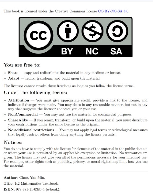 新加坡数学H2 Mathematics Textbook PDF下载第2张-惠学吧 Image