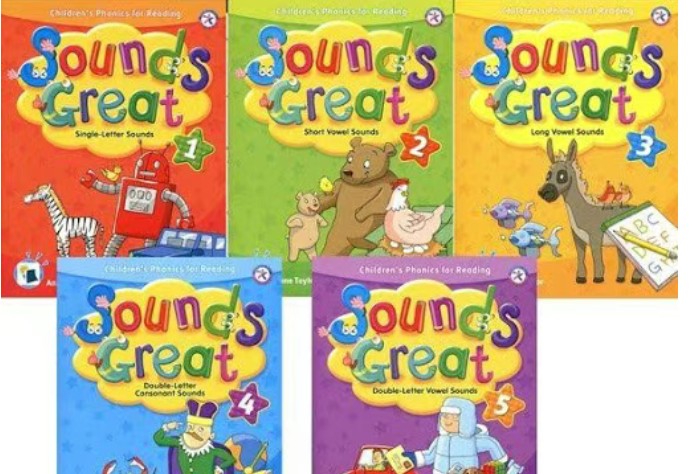 自然拼读《Sounds Great》L1—L5绘本PDF+音频+练习册+教师用书全套下载第2张-惠学吧 Image