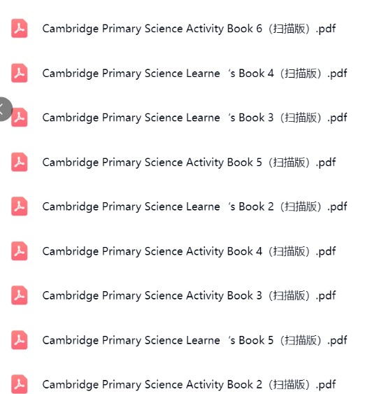 《Cambridge Primary Science》1~6级PDF下载 学生书+练习册【原版】剑桥少儿科学教材第2张-惠学吧 Image