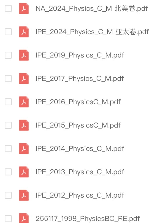 AP刷题库资源 AP Physics c力学刷题资源 完整国际真题卷第2张-惠学吧 Image