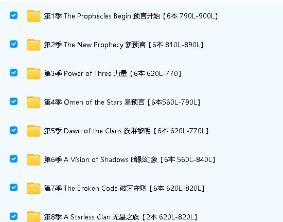 猫武士Warriors Series1-8 mp3音频+电子书第3张-惠学吧 Image