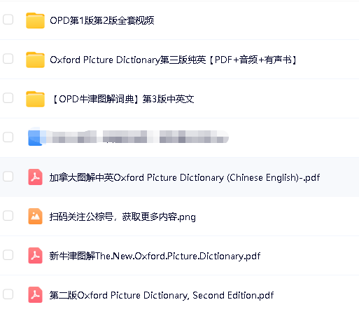 《牛津图解词典》Oxford Picture Dictionary第三版中英-全套PDF音视频频第2张