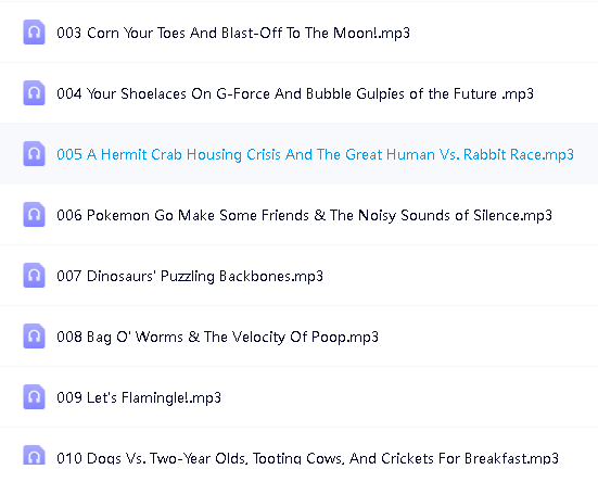 儿童英语科普播客Wow In The World（500+集）MP3音频下载第3张