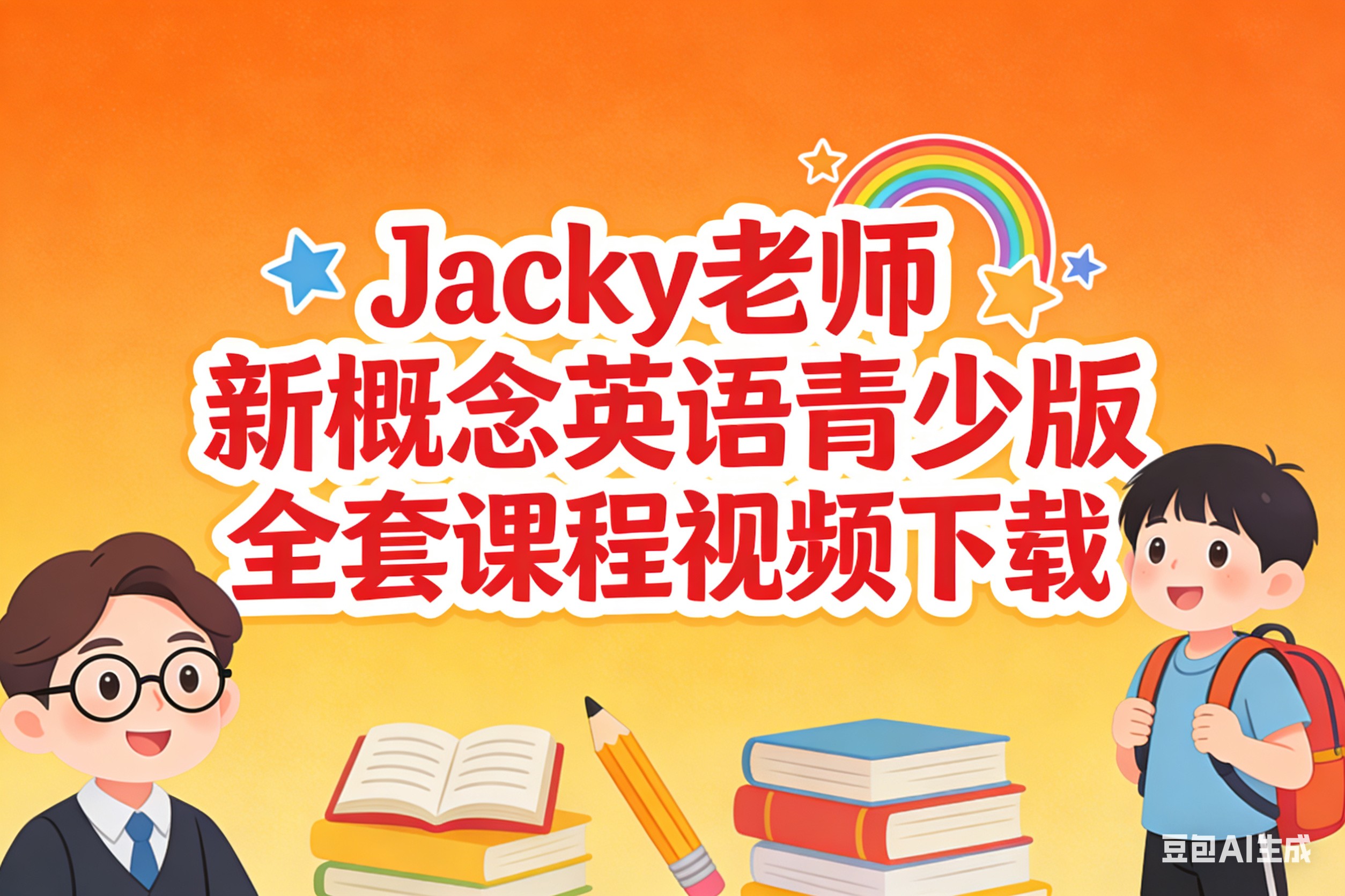 Jacky老师新概念英语青少版全套课程视频下载第1张-惠学吧 Image