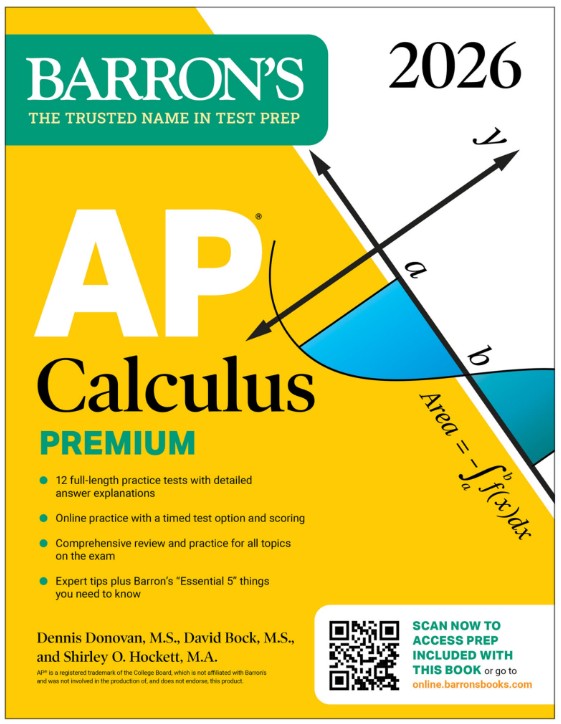 AP 2026最新巴朗Barron's AP课Calculus数学微积分PDF电子版下载第1张-惠学吧 Image