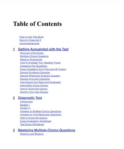 AP 2026最新巴朗Barron's AP课English language英语语言PDF电子版下载第5张-惠学吧 Image