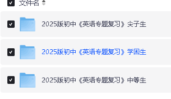 2025初中英语专题复习学困生+中等生+尖子生PDF下载第2张-惠学吧 Image