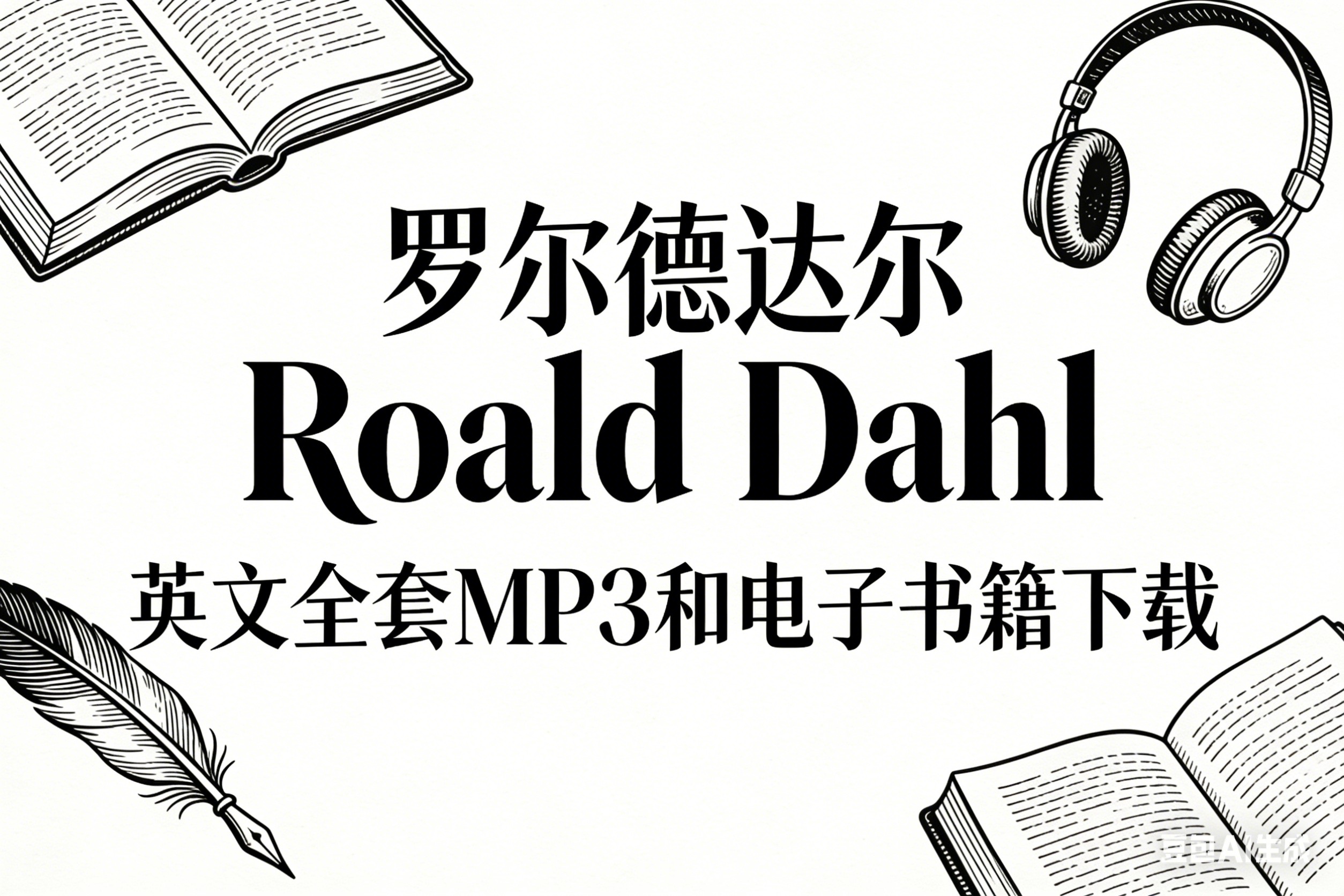 罗尔德达尔Roald Dahl 英文全套MP3和电子书籍下载第1张-惠学吧 Image