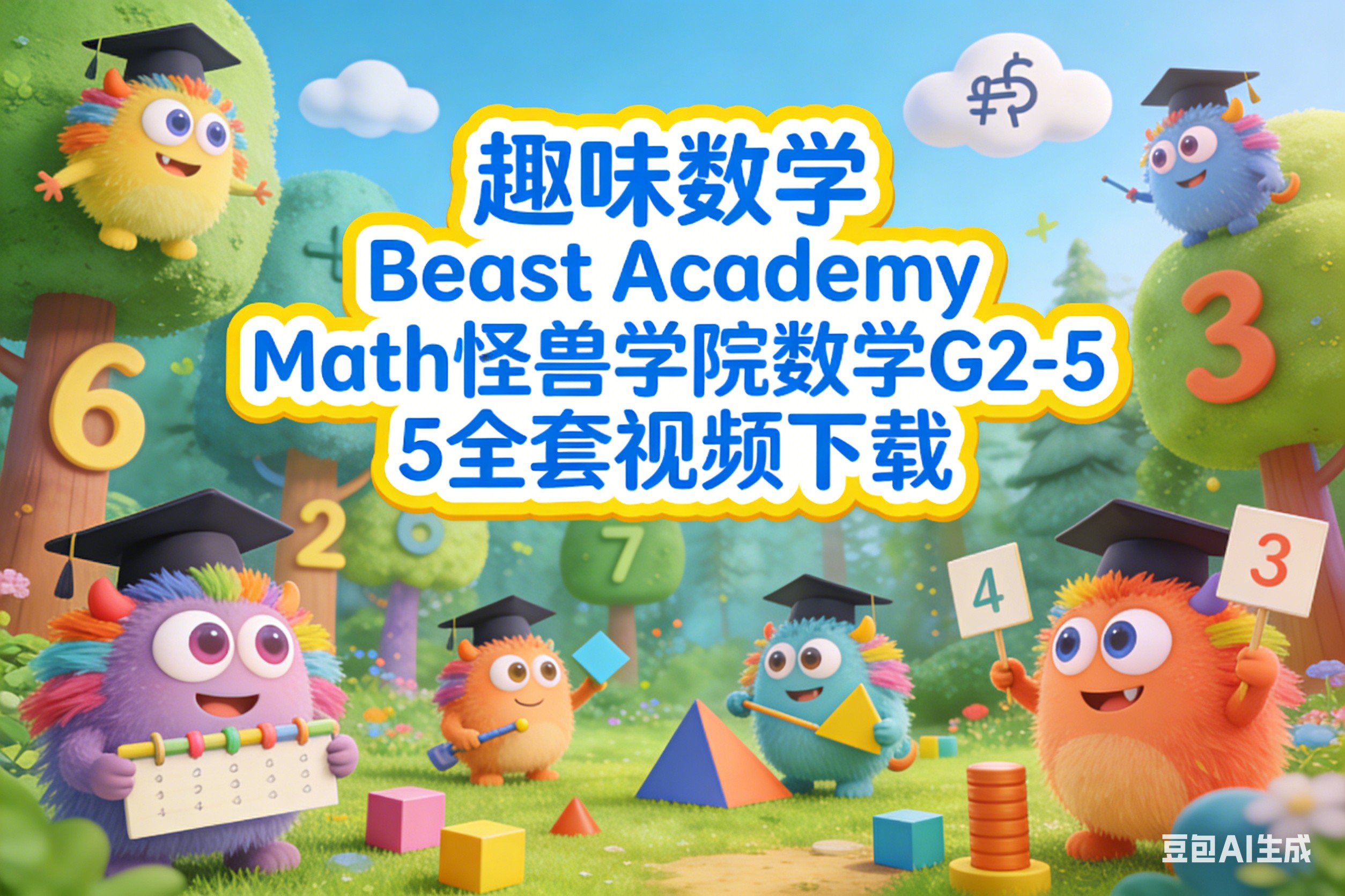 趣味数学 Beast Academy Math怪兽学院数学G2-5全套视频下载第1张-惠学吧 Image