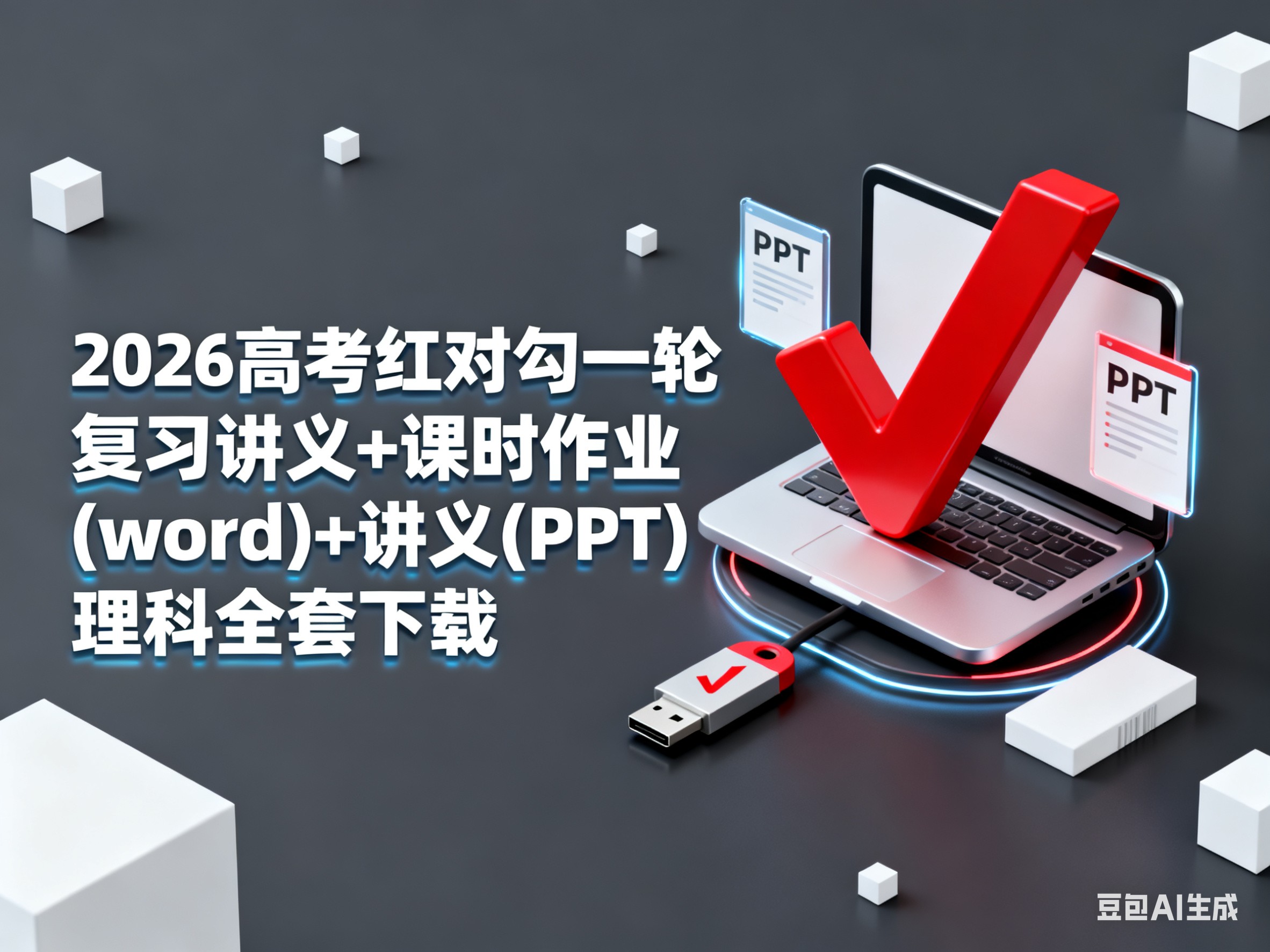 2026高考红对勾一轮复习讲义+课时作业(word)+讲义(PPT) 理科全套下载第1张