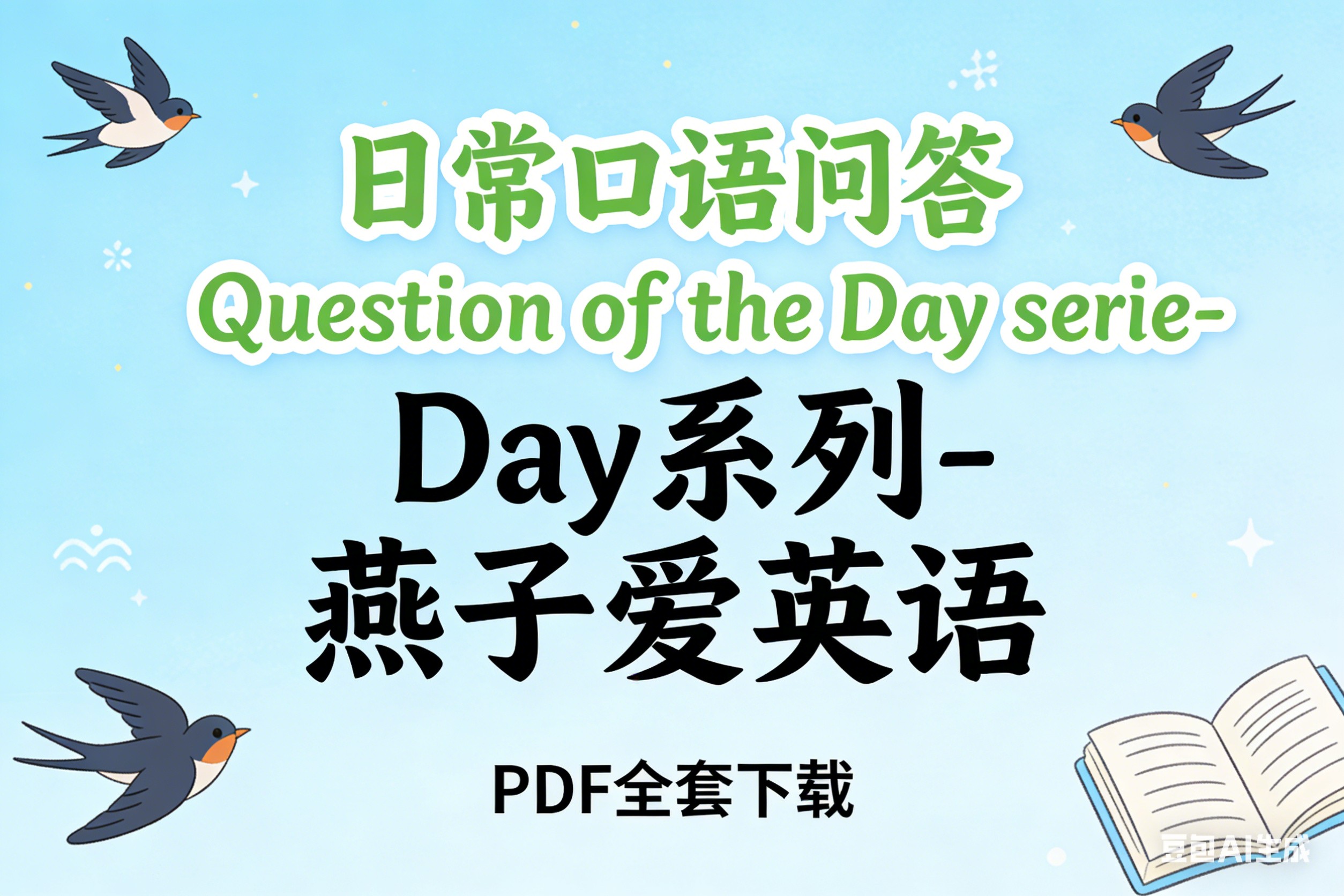 《日常口语问答Question of the Day系列-燕子爱英语》 PDF全套下载第1张