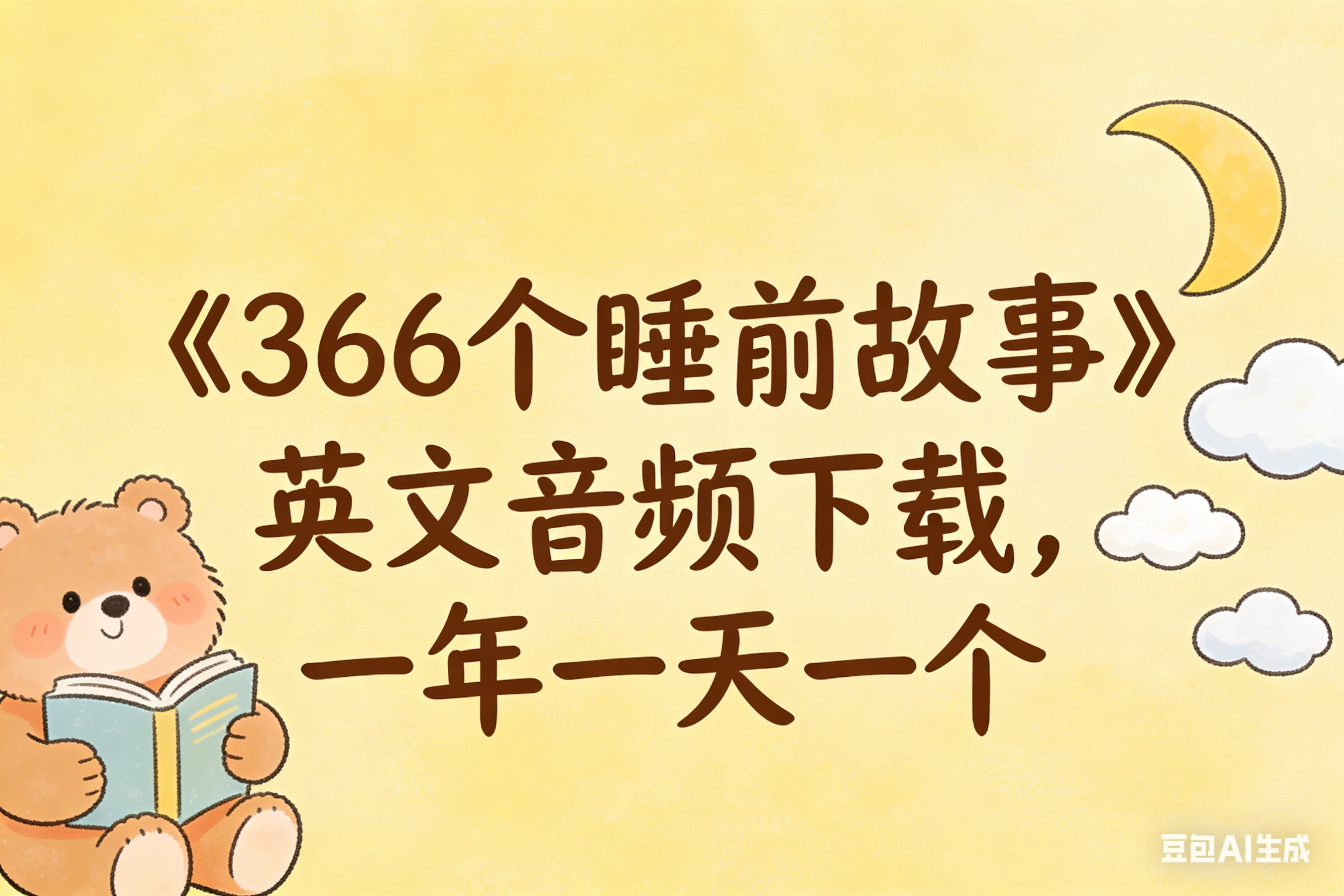 《366个睡前故事》英文音频下载，一年一天一个第1张