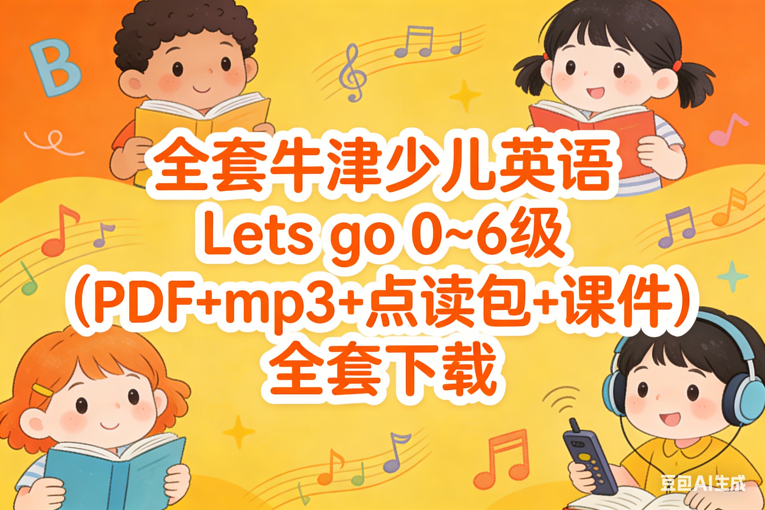 全套牛津少儿英语 Lets go 0~6级 (PDF+mp3+点读包+课件)全套下载第1张-惠学吧 Image