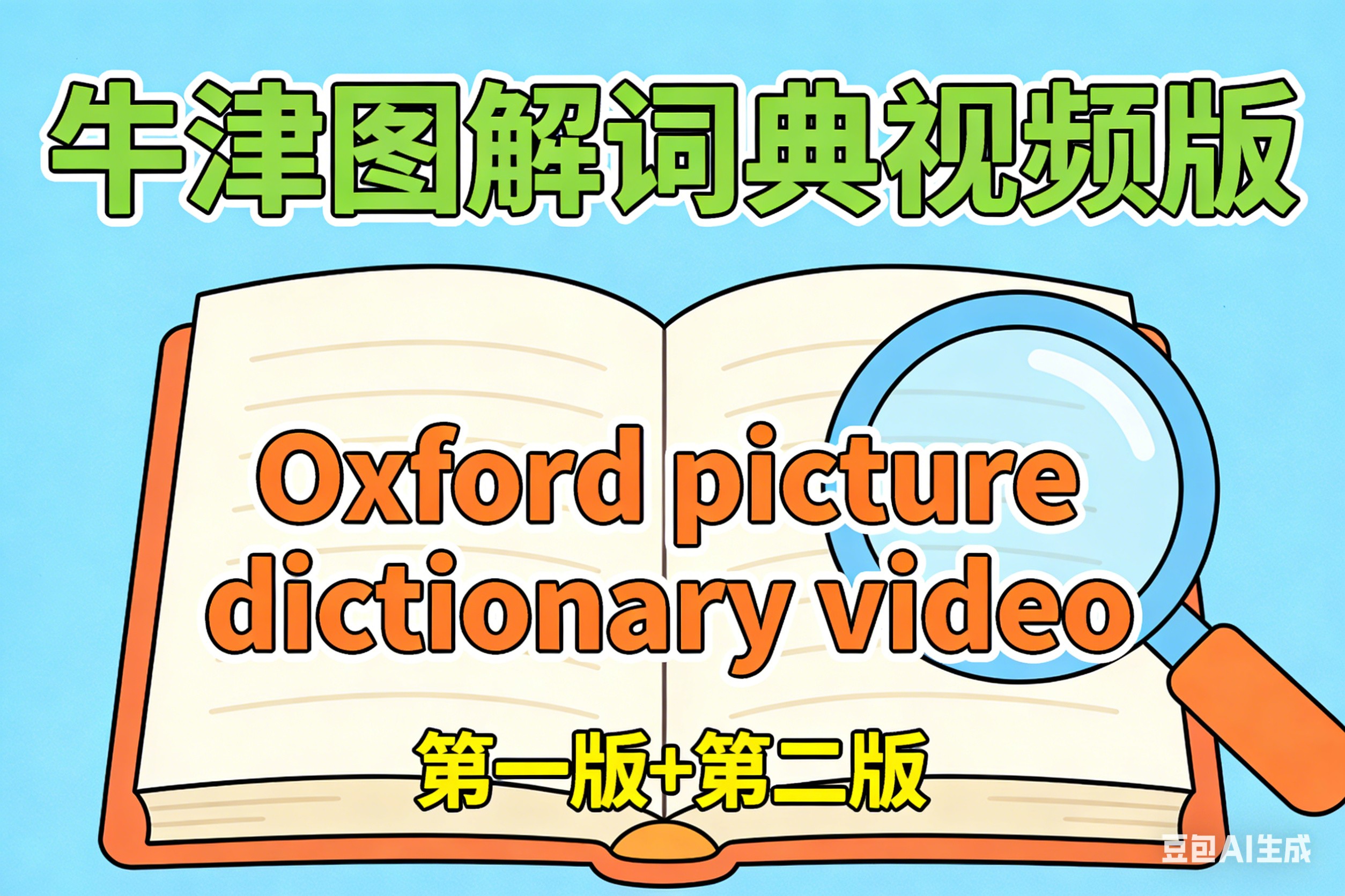 牛津图解词典视频版 Oxford picture dictionary video 第一版+第二版第1张-惠学吧 Image
