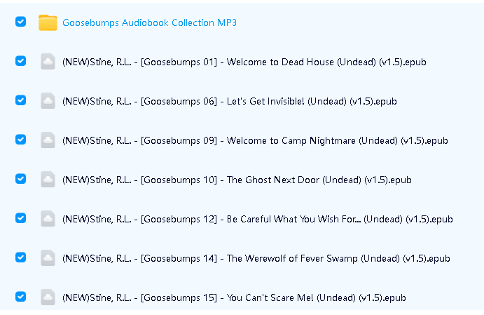 《Goosebumps 鸡皮疙瘩系列》丛书 1~62册 mobi+epub格式+mp3下载第2张-惠学吧 Image