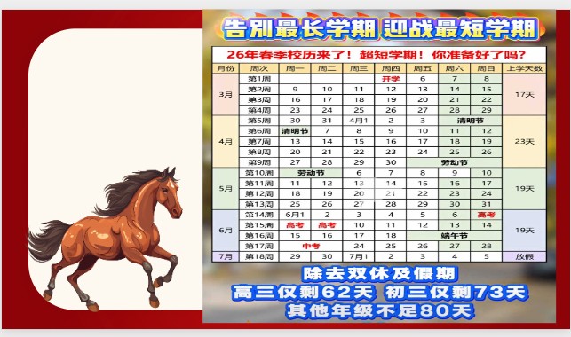 初中英语八下2026年马年开学第一课(新)ppt下载第4张-惠学吧 Image