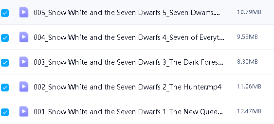 Little Fox《Snow White and the Seven Dwarfs》白雪公主与七个小矮人视频音频绘本下载第5张-惠学吧 Image