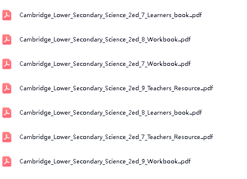 《Cambridge Lower Secondary Science》第二版 教材+练习册等下载-剑桥国际初中科学教材第2张-惠学吧 Image