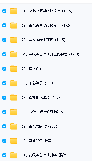 茶艺茶道书籍PPT教程视频全套下载第2张-惠学吧 Image