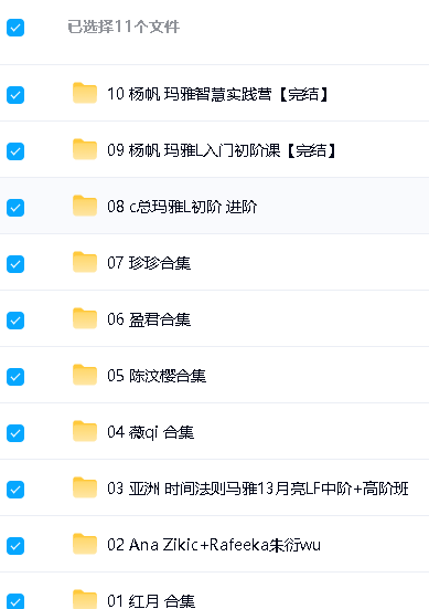 玛雅合集天赋课程全套视频下载第2张-惠学吧-虚拟资源货源网 Image