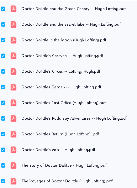 纽伯瑞金奖作品 《The Story of Doctor Dolittle 杜立德医生的故事》下载套装12册全 中文+英文版第4张-惠学吧 Image