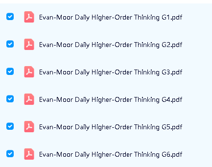 Evan-Moor《Daily Higher-Order Thinking》G1-G6全 PDF-每日高阶思维能力练习册第2张-惠学吧 Image