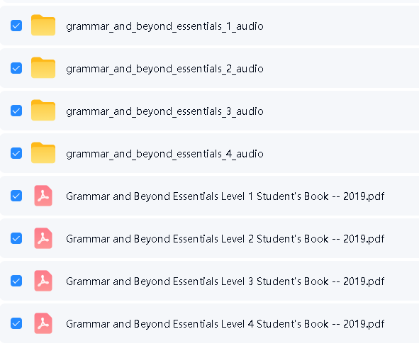 《Cambridge Grammar and Beyond Essentials》4级全 学生书+音频-剑桥语法与超越初级教材第2张-惠学吧 Image