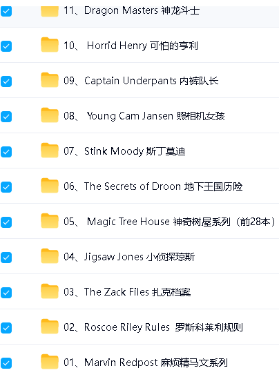 英语启蒙动画+儿歌+桥梁书+初中高章节书 大合集下载第6张-惠学吧 Image