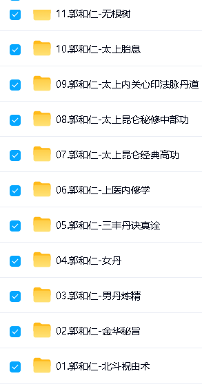 郭和仁丹道中医等课程视频合集下载第3张-惠学吧-虚拟资源货源网 Image