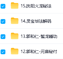 郭和仁丹道中医等课程视频合集下载第2张-惠学吧-虚拟资源货源网 Image