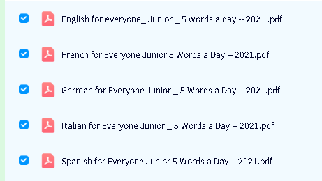 《DK 5-Words a Day》系列5册全英、法、德、意大利/西班牙语五种语言 PDF下载第2张-惠学吧-虚拟资源货源网 Image