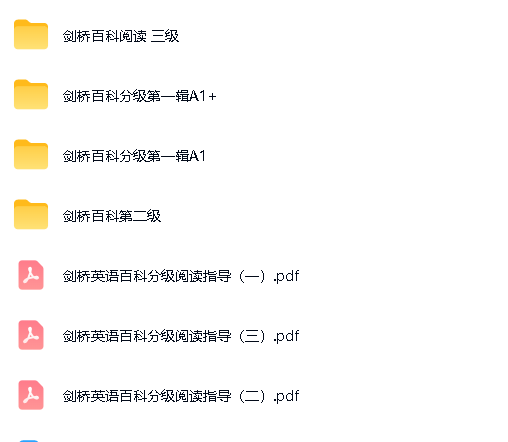 剑桥百科分级阅读英语(PDF+答案+音频+阅读指导)全套下载第2张-惠学吧-虚拟资源货源网 Image
