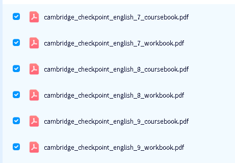 《Cambridge Checkpoint English》3级全下载 教材+练习册-剑桥国际英语课程教材第2张-惠学吧-虚拟资源货源网 Image