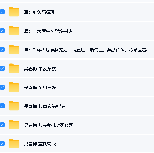 吴春梅董氏奇穴课程合集下载第2张-惠学吧-虚拟资源货源网 Image