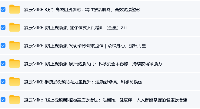凌云Mike Ling课程合集视频下载第2张-惠学吧-虚拟资源货源网 Image